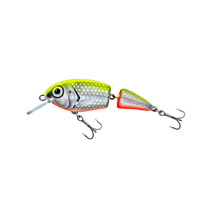 Vidra Lures Perpetual Jointed 6.5cm, 11gr, Floating, SFC (Silver Fluo-Chartreuse) - imagine 4