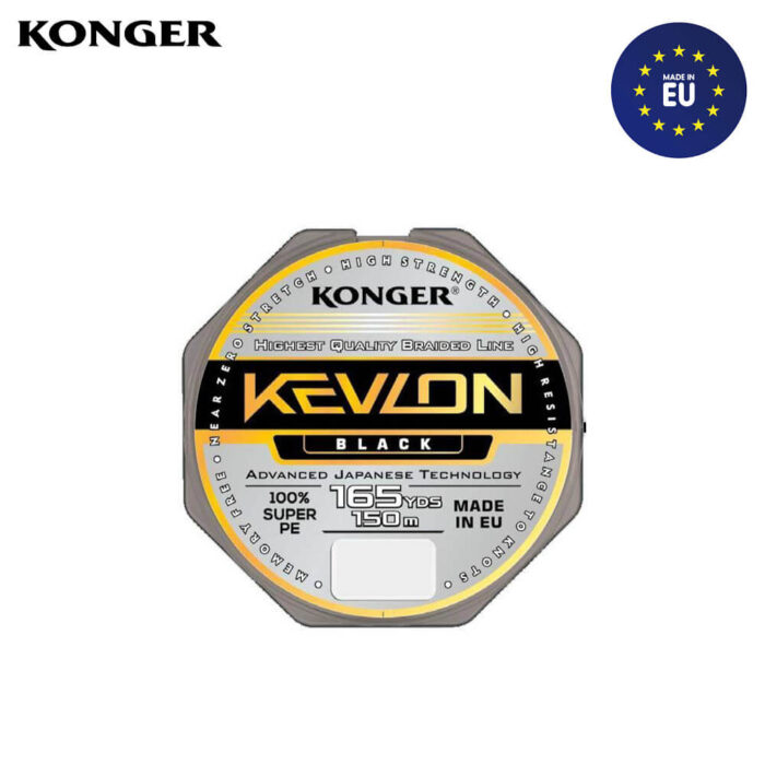 Konger Fir Textil Kevlon X4 Black 150m (0.06mm-0,18mm) - imagine 3