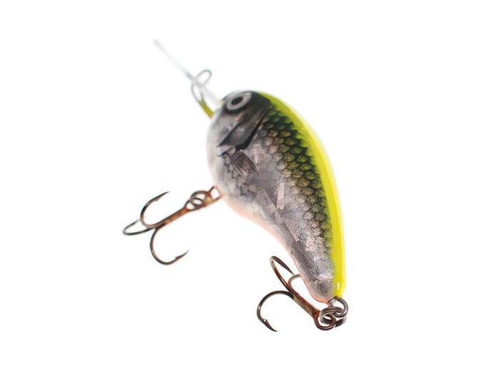 Vidra Lures Nautilus DR (Deep Runer) 6cm, 16gr, Floating, FCH (Fluo-Chartreuse Holo) - imagine 3
