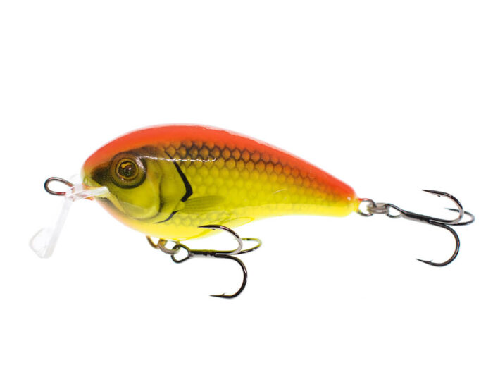Vidra Lures Nautilus SR (Shallow Runer) 6cm, 16gr, Floating, LO (Lime Orange) - imagine 3