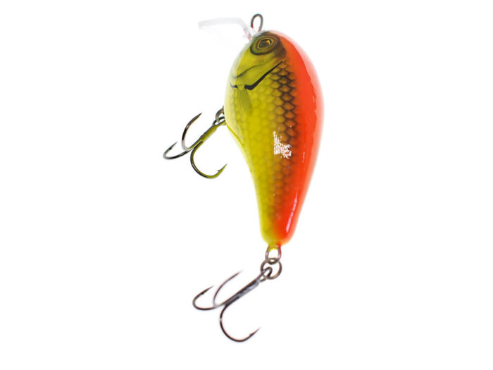 Vidra Lures Nautilus SR (Shallow Runer) 6cm, 16gr, Floating, LO (Lime Orange) - imagine 4