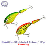 Vidra Lures Nautilus SR (Shallow Runer) Jointed 8.5cm, 17gr, Floating - imagine 2