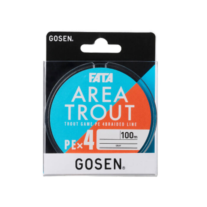 FATA by Gosen Fir Textil Area Trout PE X4, 100m, culoare gri, #0.25 PE, 0.08mm, 2.7kg - imagine 7