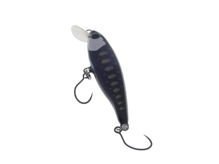 3Stan Stream Standard 55SS, 5.5cm, 3.2gr (Slow Sinking), carlige debarbetate, culoarea BY (Black Yamame) - imagine 3