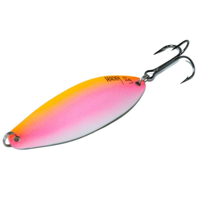 Madey oscilanta Snajper 7cm, 12gr, culoarea Albino Trout - imagine 2