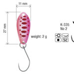 Kamatsu oscilanta pastrav Keiko 2.7cm, 2gr