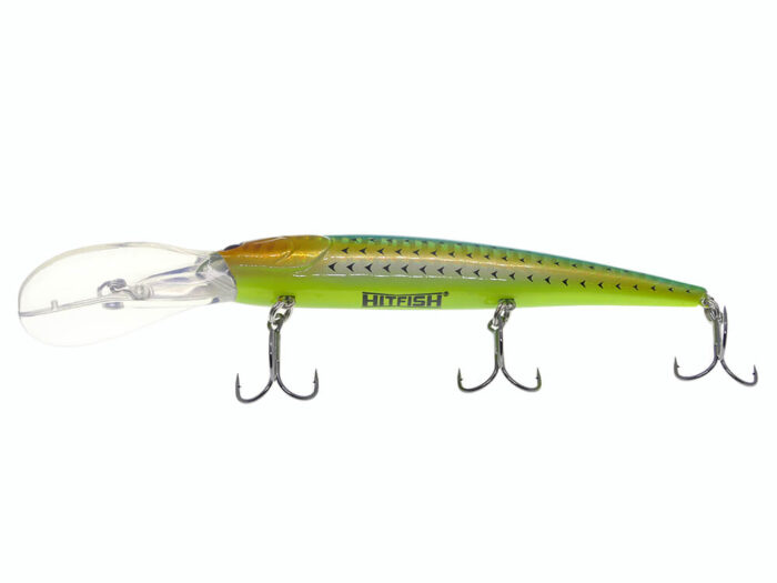 Hitfish vobler TR Deep 12cm, 19.5gr, Floating, culoare 397, pentru pescuitul la trena, evolutie 7-8.2m - imagine 3